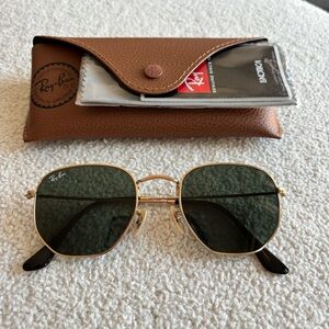 Ray-Ban RB3548 51MM Hexagonal Sunglasses